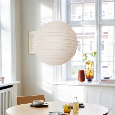 Nordlux Riso - Papierlampenschirm ohne Hängeleuchte - Ø 48 cm - weiß