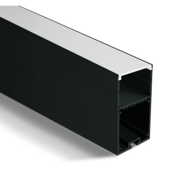 ONE Light Surface/Suspended Wide Profiles - 3,6 x 6,7 cm - 200 cm Länge - schwarz