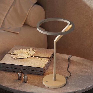 Nova Luce Tilia - Tischleuchte - Ø 22 x 38 cm - 16W dimmbar LED inkl. - Mokka Kaffee