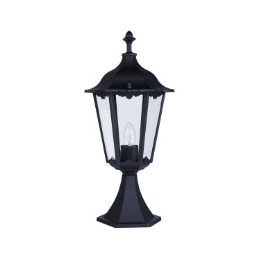 Searchlight Alex- Sockelleuchte - Ø 23 x 50 cm - IP44 - schwarz