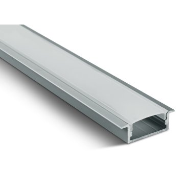 ONE Light - LED-Einbauprofil - 3 x 1 cm - 200 cm Länge - Aluminium