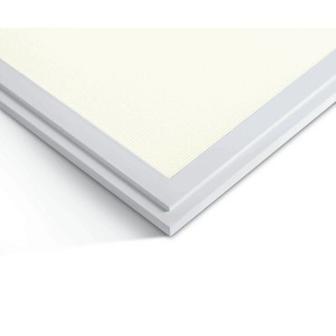 ONE Light Square UGR17 &amp; UGR19 Office Panels - Deckeneinbau-/Hängelampe - 59,5 x 59,5 x 2,9 cm - inkl. 40W LED - weiß - warmweiße Lichtfarbe