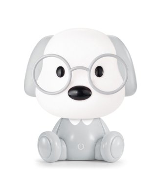 Zuma Line Animals dog - Tischleuchte - 18 x 20 cm - 3W dimmbar led inkl - grau