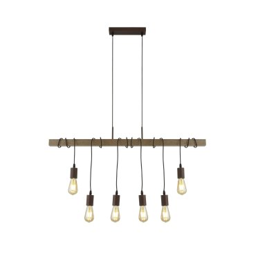 Searchlight Barn - Hängeleuchte - 100 x 6 x 150 cm - braun