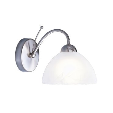 Searchlight Milanese - Wandleuchte - 17 x 18 cm - satiniert silber