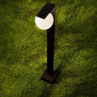 Nova Luce Oracle - Gartenleuchte - 12 x 90 x 21 cm - 8W LED inkl. - IP65 - Sand schwarz