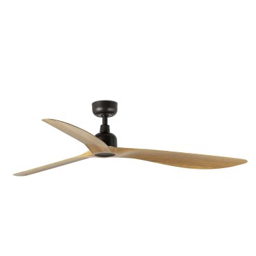 Faro Outwood L - deckenventilator - Ø 150 cm - IP44 - dunkelbraun und eiche