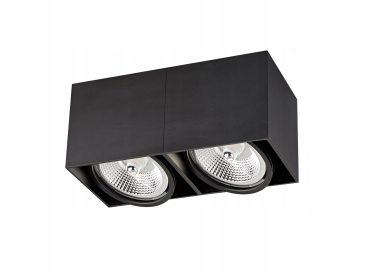 Zuma Line Box 2 - Deckenleuchte - 12 x 13,5 x 26 cm - schwarz