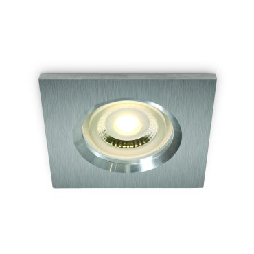 ONE Light Bathroom Range - Einbaustrahler - 85 x 85 mm, Ø 68 mm Einbaumaß - IP65 - Aluminium