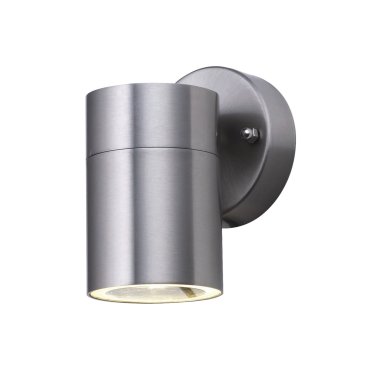 Searchlight Withburn - Außenwandleuchte - 6 x 16,3 cm - IP54 - Edelstahl