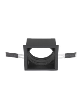 Nova Luce Wall Washer - Einbaustrahler für LED-Modul - 8,5 x 8,5 cm - schwarz