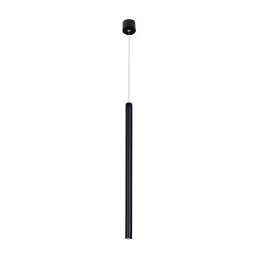 Nova Luce Ultrathin - Hängeleuchte - Ø 2,5 x 150 cm - 3W LED inkl. - schwarz
