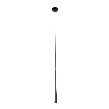 Faro Diana 400 – hängelampe – Ø 3,2 x 40 cm – 6W LED inkl. - dunkelbraun