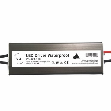 VK Lighting LED-Treiber – 24Vdc/230V – IP67 – 10W – nicht dimmbar