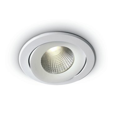 ONE Light COB Retro Downlights - Einbaustrahler - Ø 138 mm, Ø 125 mm Einbaugröße - 20W LED inkl. - weiß - weiße Lichtfarbe