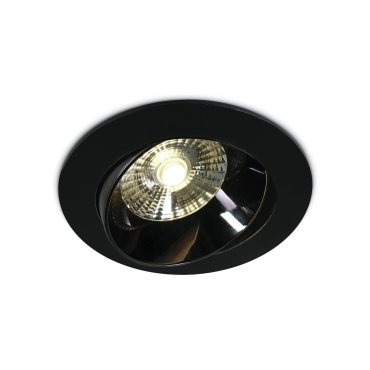 ONE Light Dark Mirror Reflector - Einbaustrahler - Ø 160 mm, Ø 140 mm Einbaumaß - inkl. 20W LED - schwarz