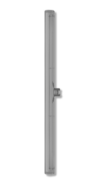 Segula LED Lampe - Design Line - Ø 3 x 50 cm - S14d - 8W dimmbar - 1900K - geräuchert