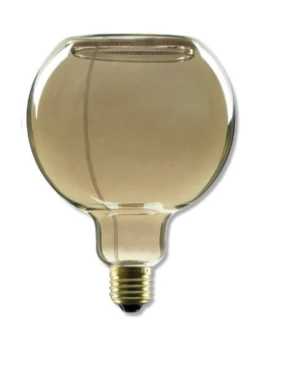 Segula LED-Lampe - Floating Line - Ø 12,5 x 16,5 cm - E27 - 6W dimmbar - 1900K - rauchfarben