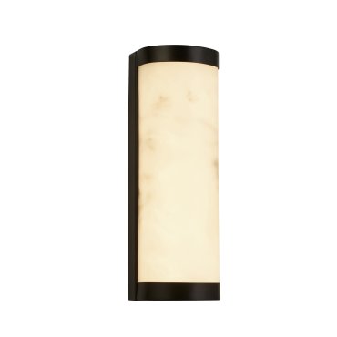 Searchlight Nile - Wandleuchte - 8 x 25 cm - 8W dimmbare LED inkl - mattschwarz