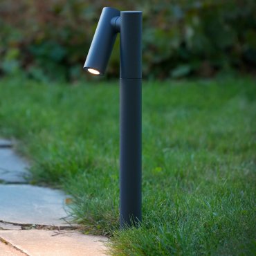 Lucide Tatum - Gartenstrahler - 10 x 14 x 43 cm - 4,5W LED inkl. - IP65 - anthrazit