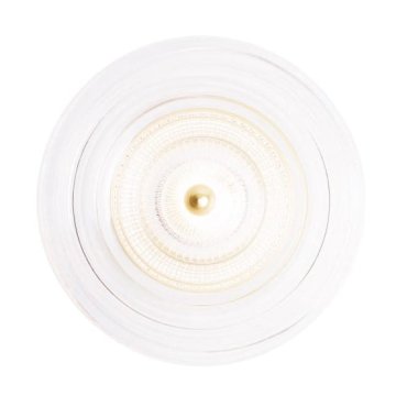 Maxlight Lipari - Wandanbauleuchte - Ø 16 x 9,5 cm - 6W LED inkl - gebürstetes Gold