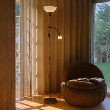 Nordlux Lauria - Stehleuchte - Ø 25 x 178 cm - schwarz