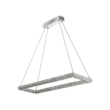 Searchlight Clover - Hängeleuchte - 80 x 26 x 120 cm - 30W LED inkl - Chrom