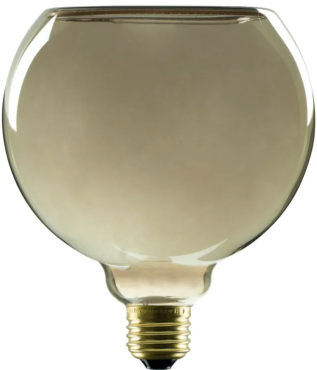 Segula LED-Lampe - Floating Line - Ø 15 x 18,5 cm - E27 - 6W dimmbar - 1900K - geräuchert