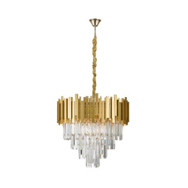 Nova Luce Grane - Pendelleuchte - Ø 55 x 120 cm - gold