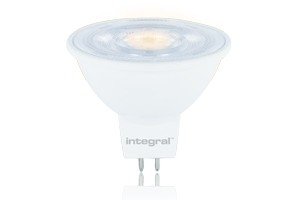 Integral LED Strahler - Ø 5 x 4,5 cm - GU5.3 - 3,4W dimmbar - 2700K - weiß