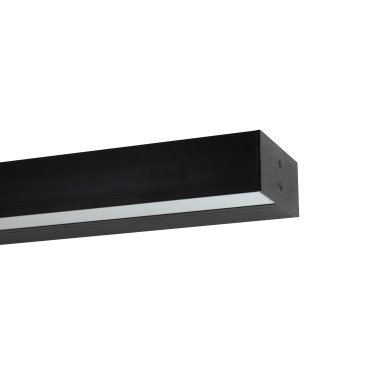 Leuchtenkönig Wall Line – Wandleuchte – Profil 3,3 x 7 cm – 19,2W LED pro Meter – schwarz – IP20