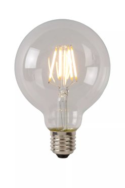 Lucide LED Klasse B Glühlampe - Ø 8 x 12,2 cm - E27 - 7W dimmbar - 2700K - transparent