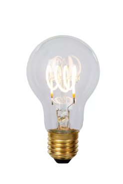 Lucide LED Glühbirne - Ø 6 x 10,5 cm - E27 - 5W dimmbar - 2700K - transparent