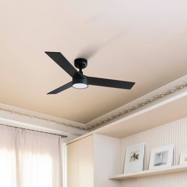 Faro Rudder S - Deckenventilator mit Licht - Ø 106 cm - matt schwarz