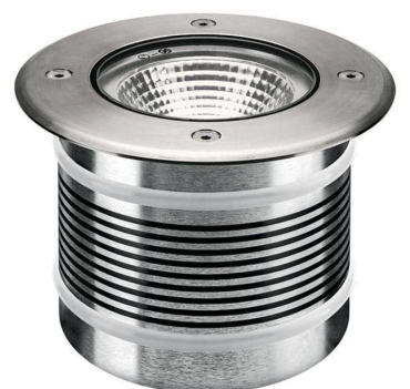 Integral LED Bodeneinbaustrahler für den Außenbereich - Ø 125 mm - 125 mm Einbaumaß - 10.2W inkl - IP67 - Metall
