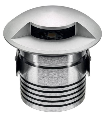 Integral LED pathlux 1-Weg Bodenspot für Außen - Ø 88 mm, 88 mm Einbaugröße - 4.5W inkl - IP67 - Metall
