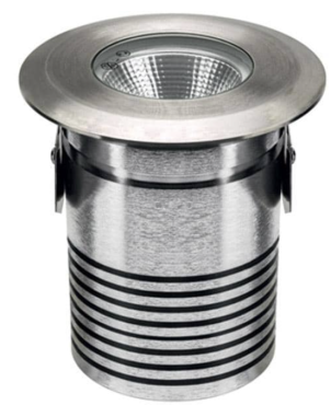 Integral LED pathlux Bodenspot für den Außenbereich - Ø 88 mm, 88 mm Einbaugröße - 4.5W inkl - IP67 - Metall