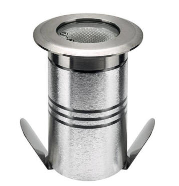 Integral LED pathlux Bodenspot für den Außenbereich - Ø 63 mm, 63 mm Einbaumaß - 2W inkl - IP67 - Metall