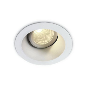 ONE Light COB Dark Light - Einbaustrahler - Ø 95 mm, Ø 80 mm Einbaugröße - 7W LED inkl. - weiß - extra warmweiße Lichtfarbe