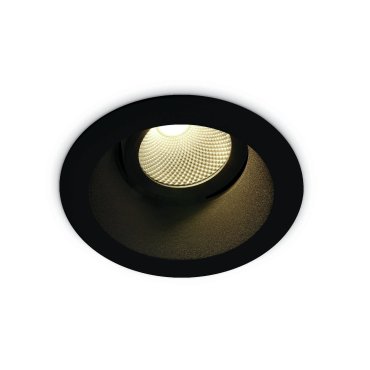 ONE Light COB Dark Light - Einbaustrahler - Ø 95 mm, Ø 80 mm Einbaumaß - inkl. 7W LED - schwarz