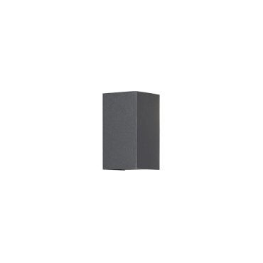 Konstsmide Cremona High Power - Außenwandleuchte mit 2 einstellbaren Lichtstrahlen - 9,5 x 11,5 x 17 cm - 9W LED inklusive - IP54 - anthrazit