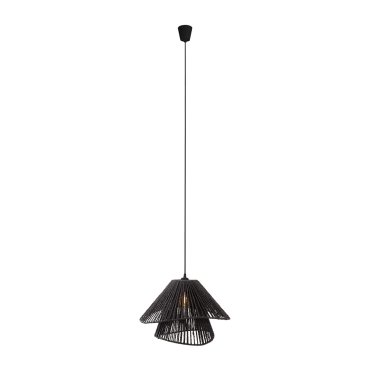Maxlight Amalfi II - Pendelleuchte - Ø 45 x 165 cm - schwarz