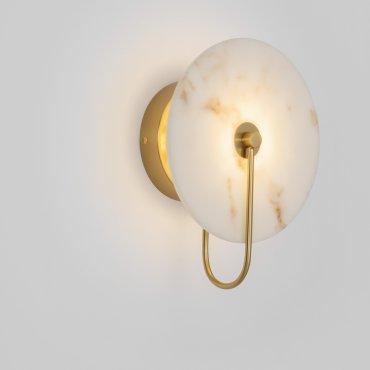 Nova Luce Maru - Wandleuchte - Ø 30 x 11,5 cm - 6W LED inkl. - messing gold