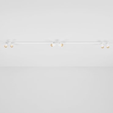 Nova Luce Oso - Aufbaustrahler - 200 x 3,5 x 10,5 cm - weiß