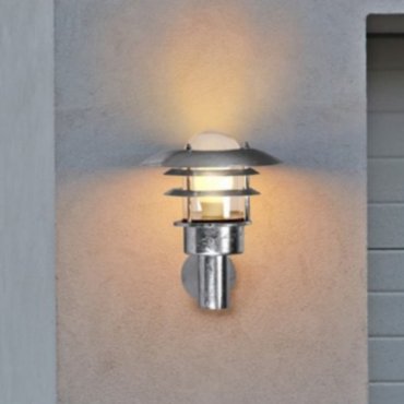 Nordlux Lønstrup - Außenwandleuchte - 22 x 26,5 cm - IP44 - verzinkter Stahl
