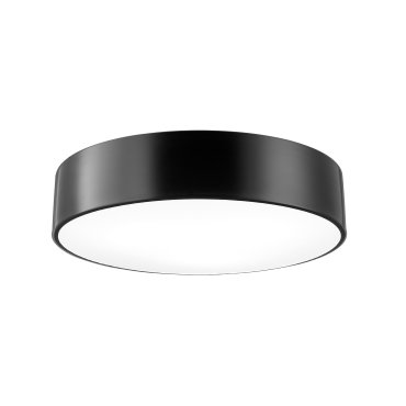 Nova Luce Finezza - Deckenleuchte - Ø 45 x 11 cm - schwarz