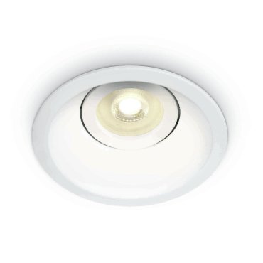 ONE Light Dark Light Round Spots - Einbaustrahler - Ø 104 mm, Ø 95 mm Einbaugröße - weiß