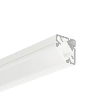 Klus 45-plus - LED-Eckprofil - 1,9 x 1,9 cm - weiß