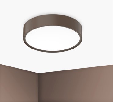 Century Italia Blanca Luxe - Deckenleuchte - Ø 40 x 7 cm - 24W LED inkl. - Kaffee