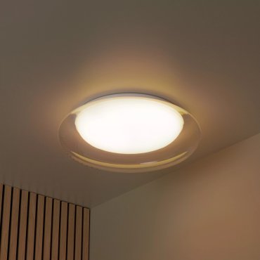 Lucide Sketes - Deckenleuchte - Ø 45,7 x 8,5 cm - 24W dimmbare LED inkl - weiß